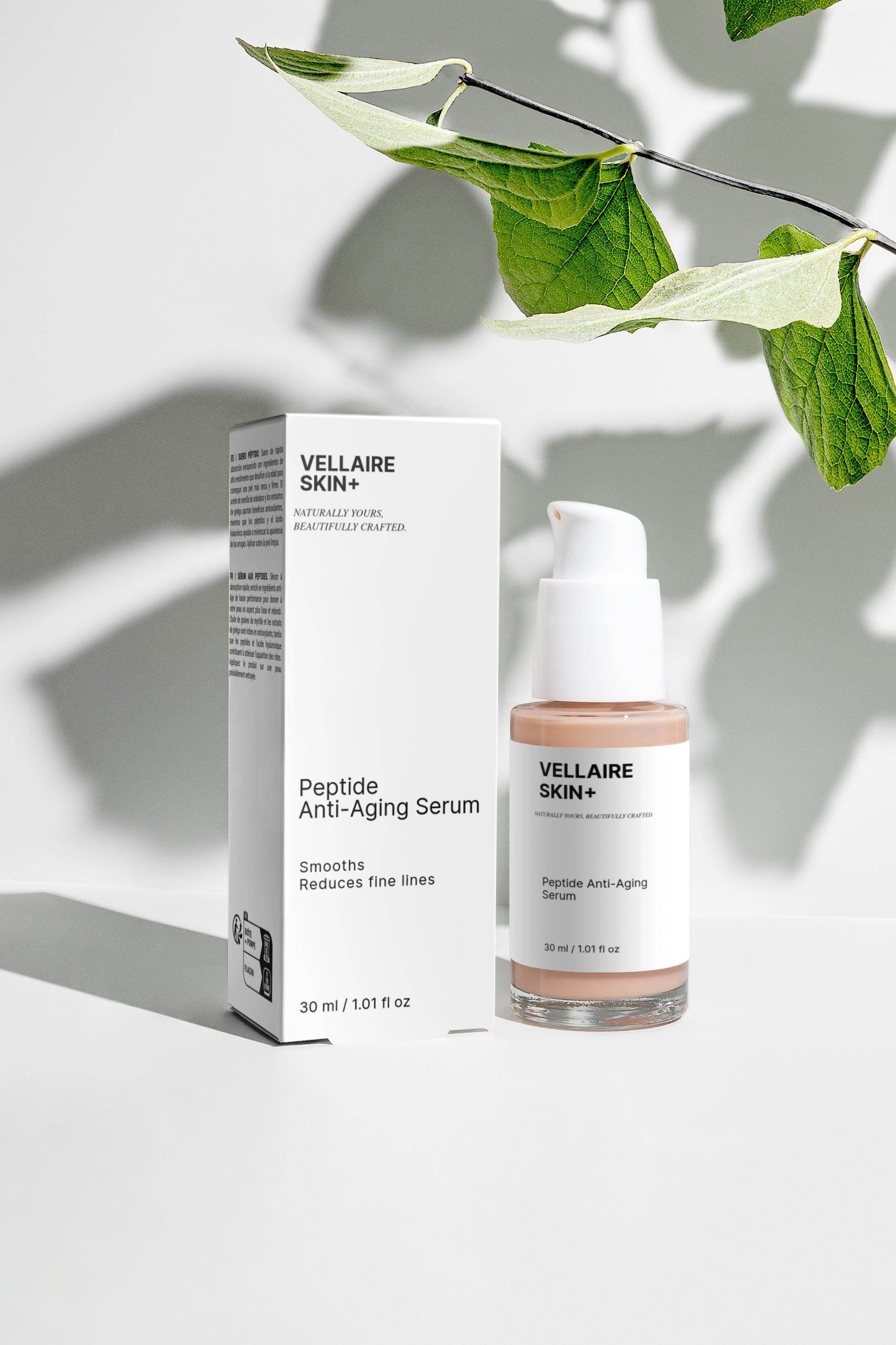 Peptide Anti-Aging Serum - Vellaire Skin+